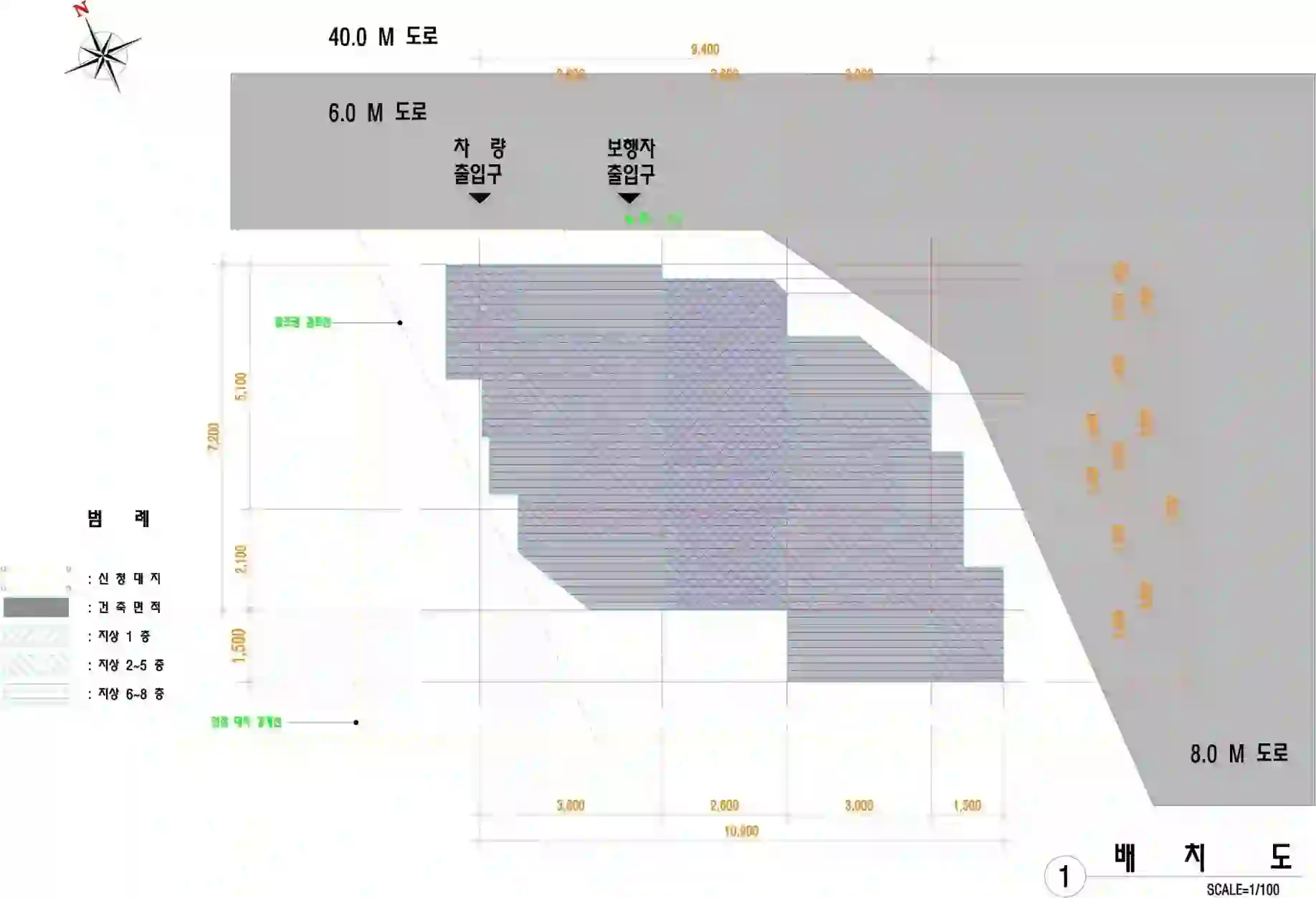하단동 611-35 배치도 이미지
